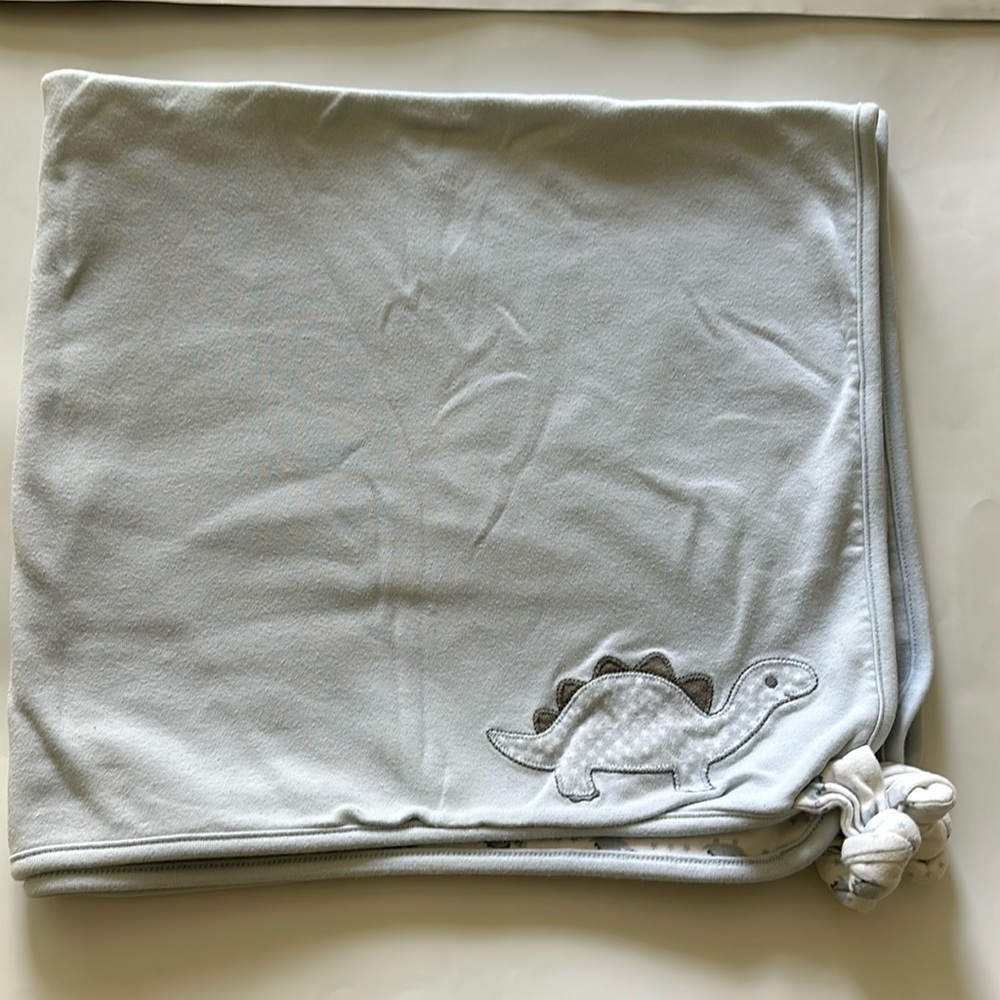 Gymboree 2010 Dinosaur Blanket Baby Blue - Baby Blanket